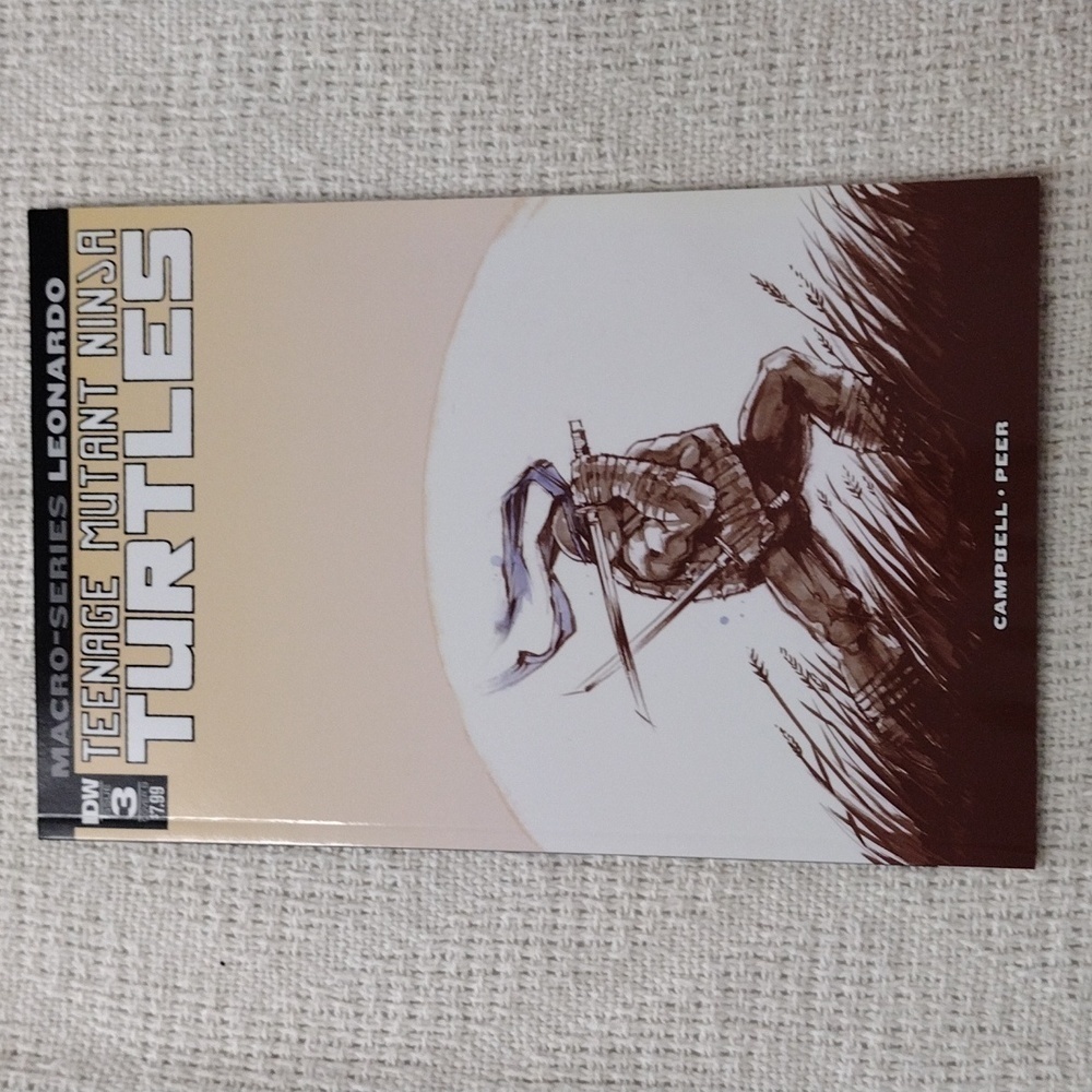 EUC IDW Issue Teenage Mutant Ninja Turtles Macro-Series Leonardo Comic Book
